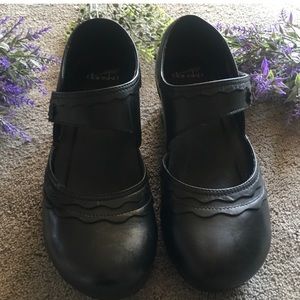 Dansko black Harlow Mary Jane clogs